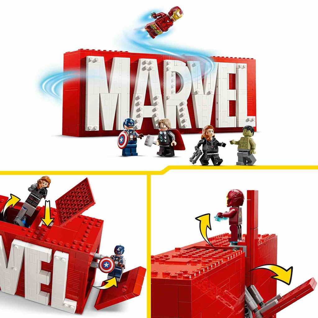 LEGO MARVEL | Logotipo MARVEL y Minifiguras - 76313