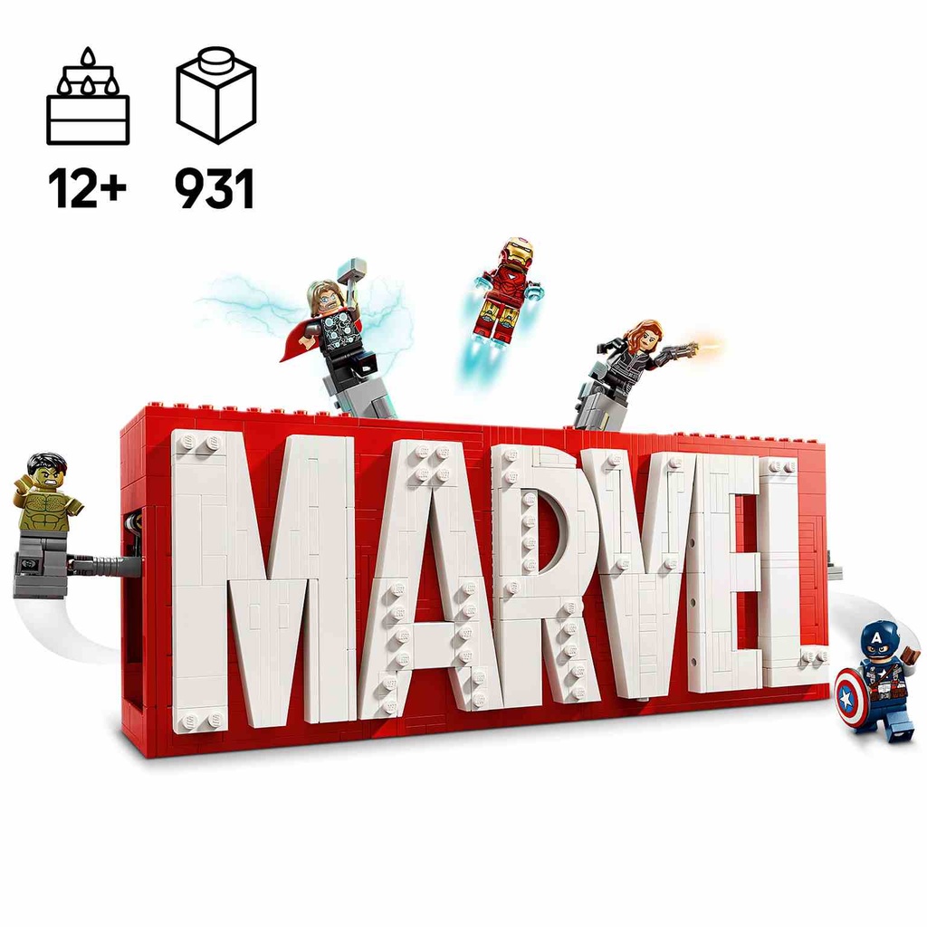LEGO MARVEL | Logotipo MARVEL y Minifiguras - 76313