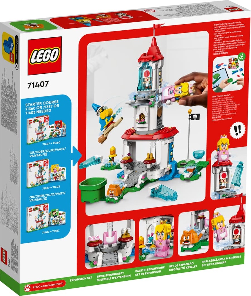 Lego Super Mario Set de Expansión Torre de Hielo y Traje de Peach Felina 71407