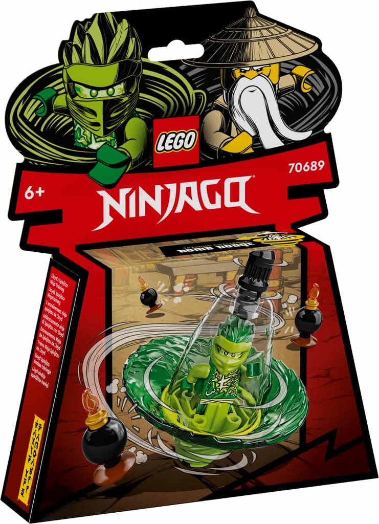 Lego Ninjago Entrenamiento Ninja de Spinjitzu de Lloyd  70689