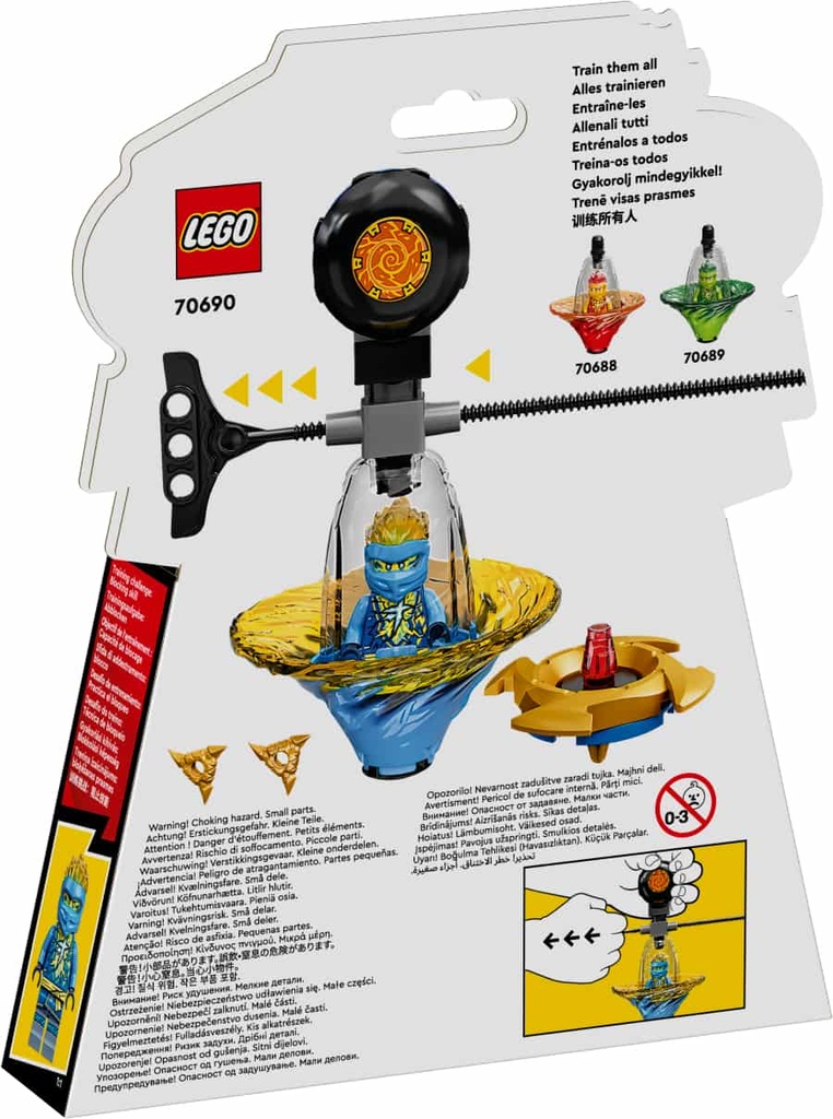 Lego Ninjago Entrenamiento Ninja de Spinjitzu de Jay  70690