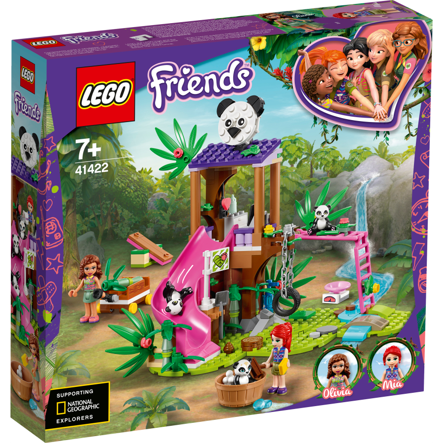 Lego Friends Casa del Árbol Panda en la Jungla 41422