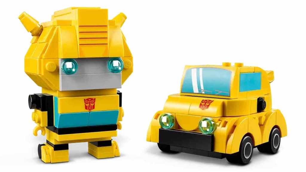 LEGO BRICK HEADZ | Bumblebee: Robot y Vehículo - 40804