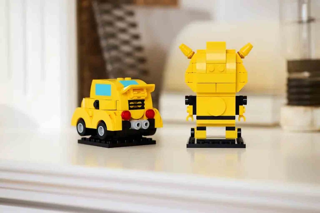 LEGO BRICK HEADZ | Bumblebee: Robot y Vehículo - 40804