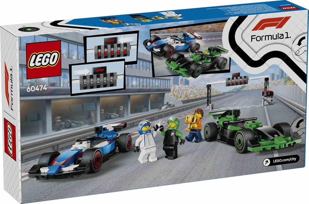LEGO CITY | Parrilla de F1® con Coches de Carreras VCARB y Sauber - 60474