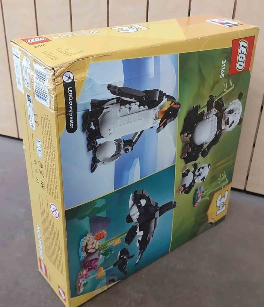 LEGO CREATOR 3en1 | Fauna Salvaje: Familia de Pandas CAJA DAÑADA  - 31165-CD