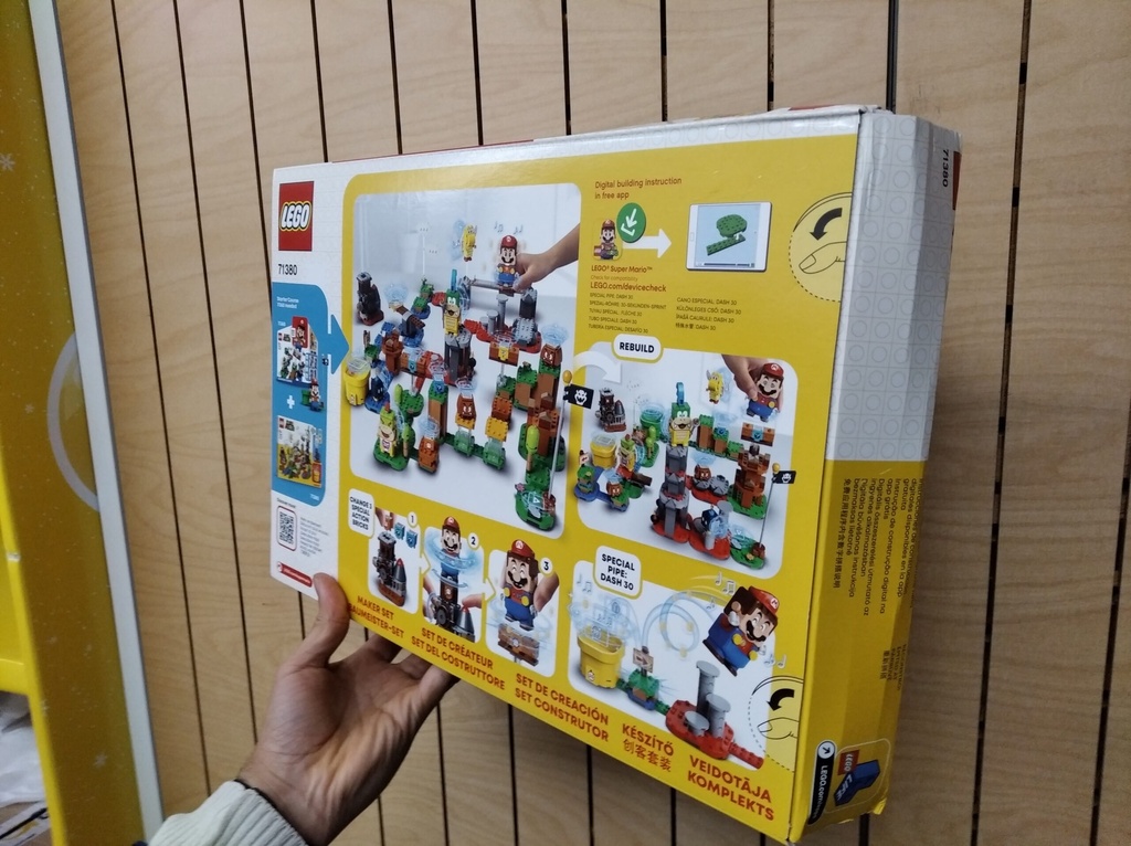 Lego Minifiguras Super Mario Tu propia aventura  71380 Caja Dañada CD