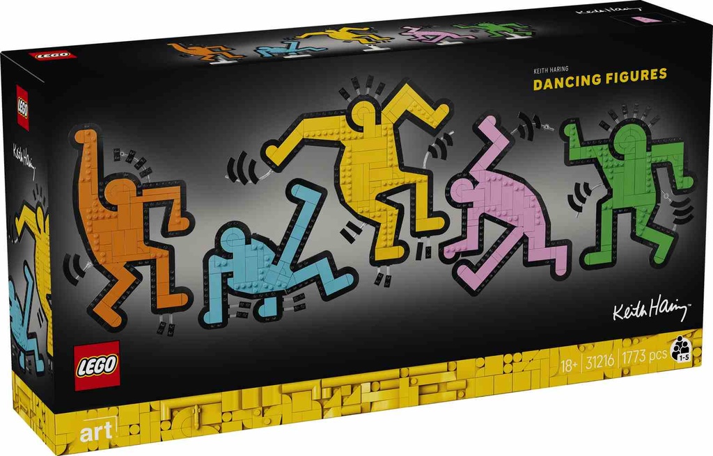 LEGO ART | Keith Haring: Figuras Danzantes  - 31216