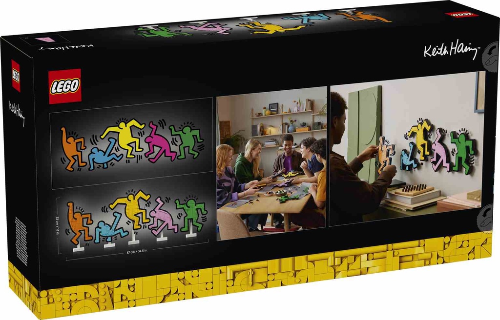 LEGO ART | Keith Haring: Figuras Danzantes  - 31216