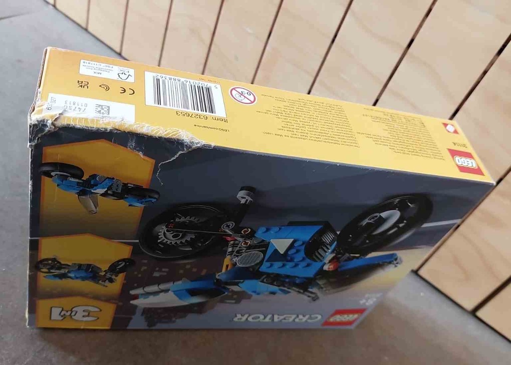 LEGO Creator Supermoto CAJA DAÑADA 31114-CD