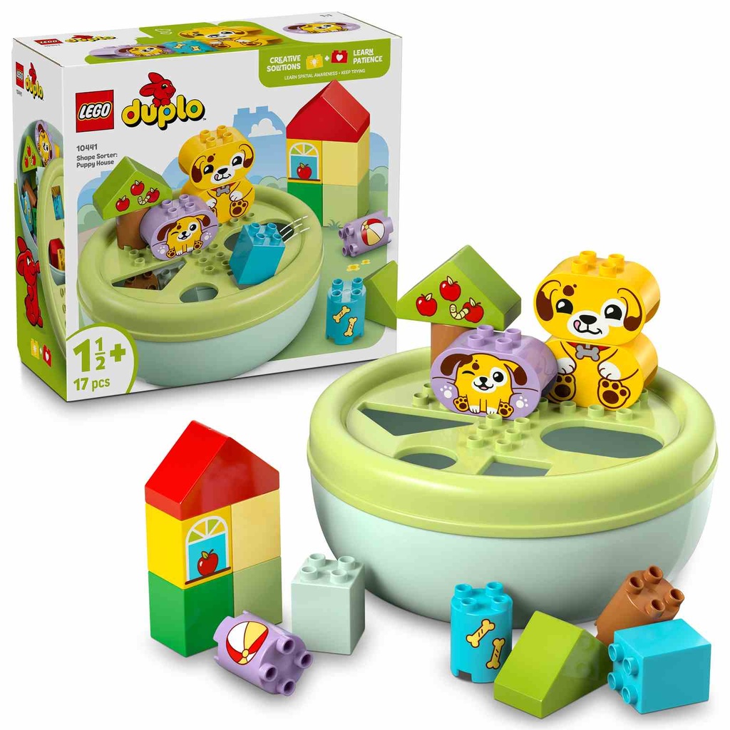 LEGO DUPLO | Clasificador de Formas: Casa de los Perritos - 10441