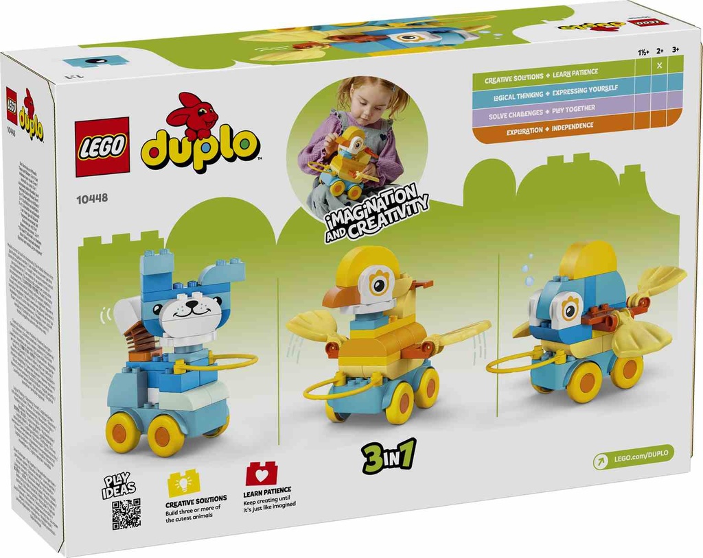 LEGO DUPLO | Animales sobre Ruedas 3en1 - 10448