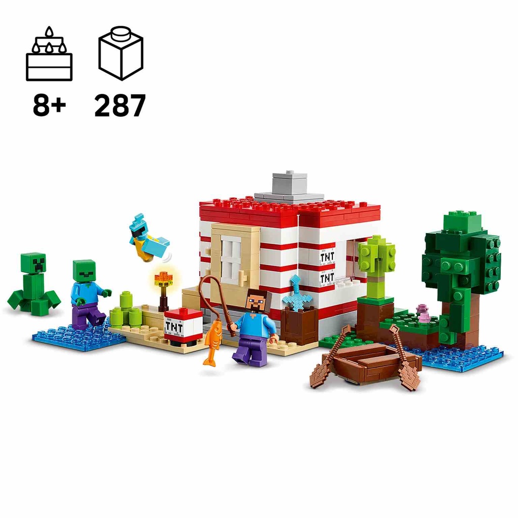 LEGO MINECRAFT | La Casa-Dinamita de la Selva - 21275