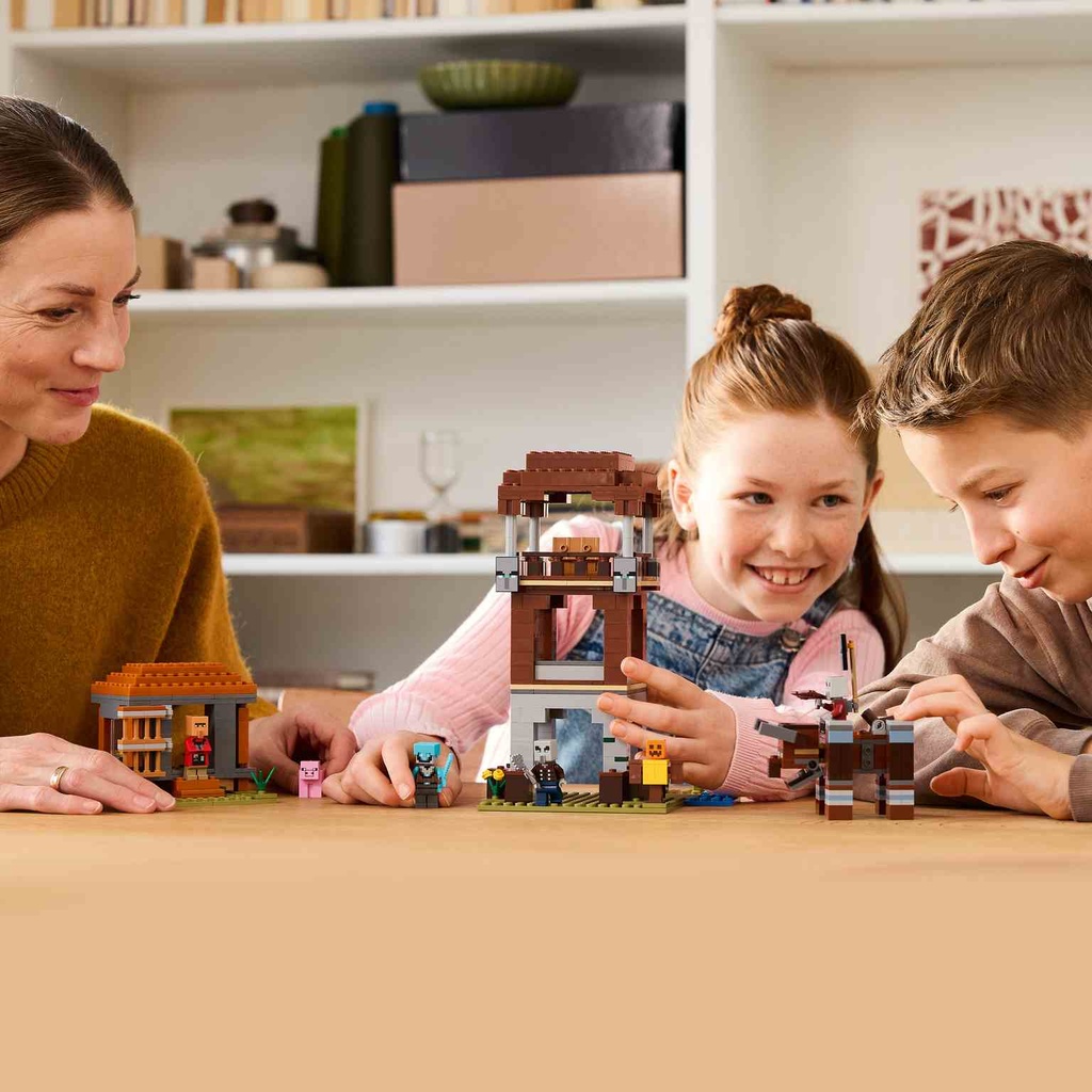 LEGO MINECRAFT | El Puesto de Avanzada de los Saqueadores y el Devastador - 21278