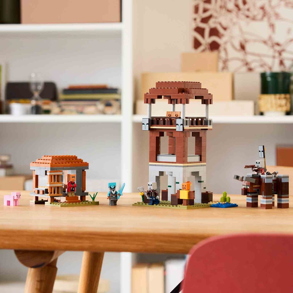 LEGO MINECRAFT | El Puesto de Avanzada de los Saqueadores y el Devastador - 21278