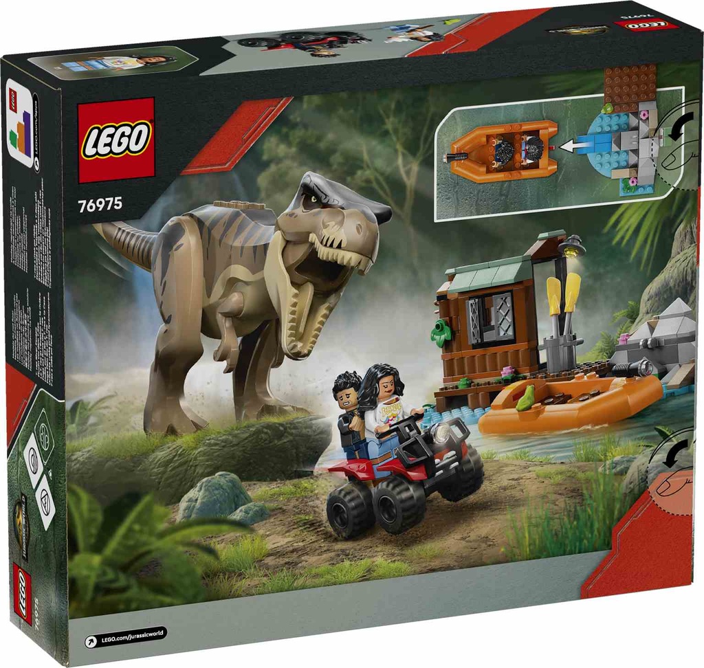 LEGO Jurassic World | Huida por el Río y T. rex a la Caza - 76975