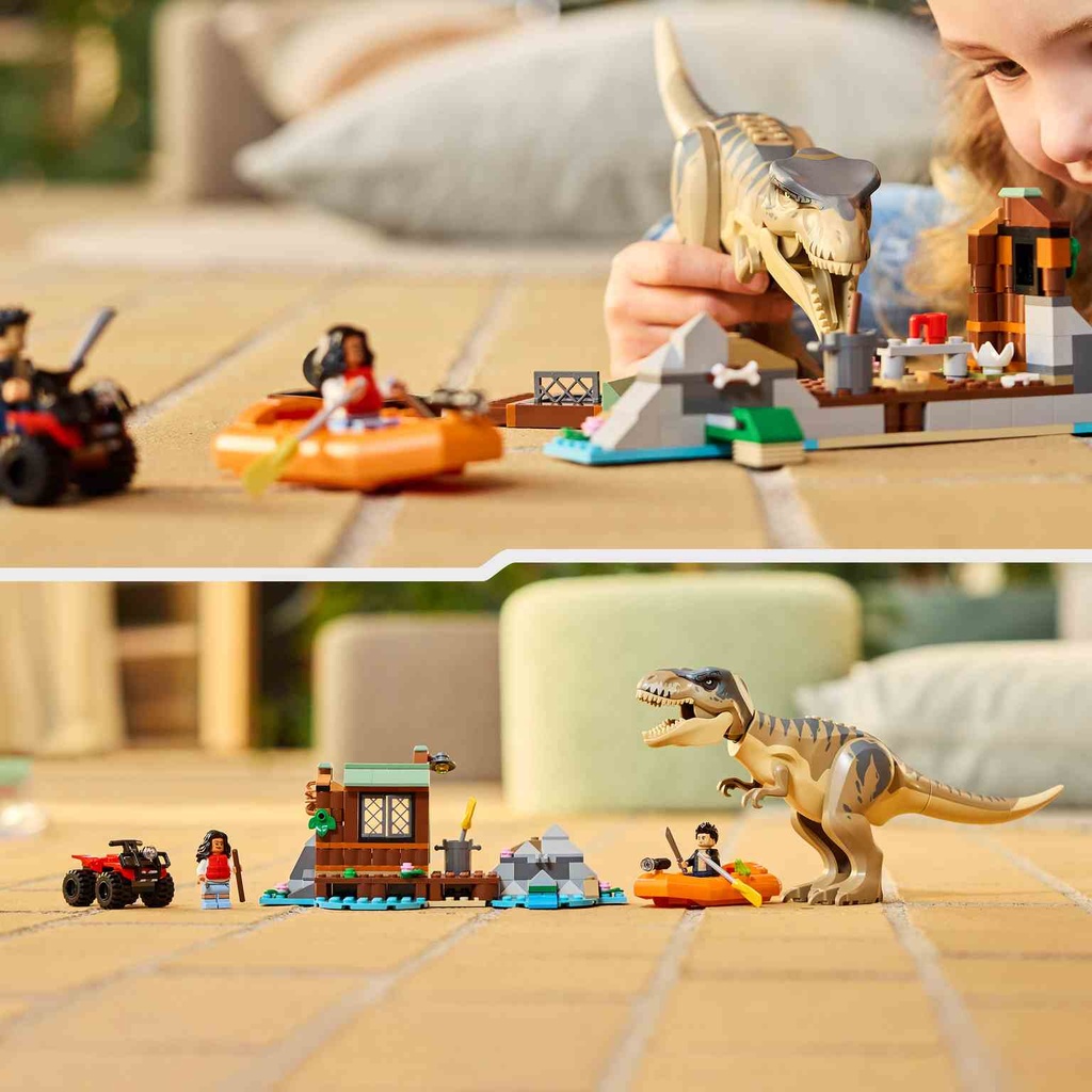 LEGO Jurassic World | Huida por el Río y T. rex a la Caza - 76975