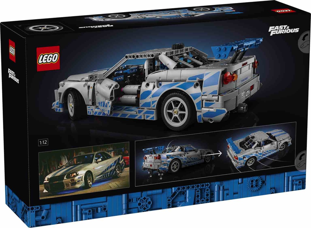 LEGO Technic | Coche Nissan Skyline GT-R (R34) de 2 Fast 2 Furious  - 42210