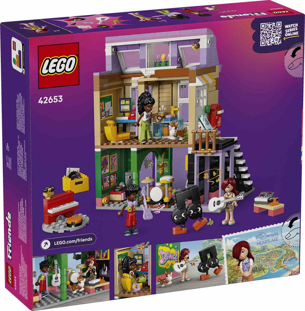 LEGO Friends | Tienda de Música y Apartamento- 42653