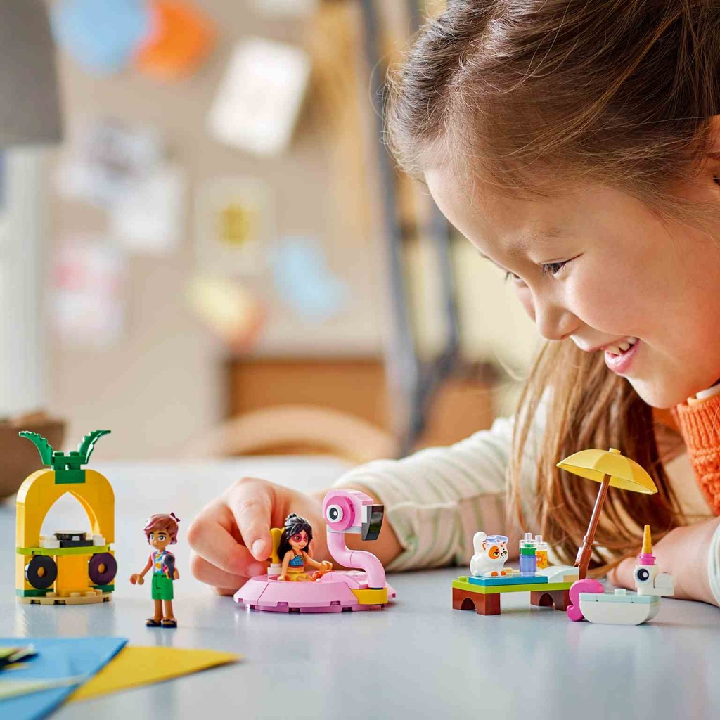 LEGO Friends | Fiesta en la Piscina con Flamenco y Unicornio - 42658
