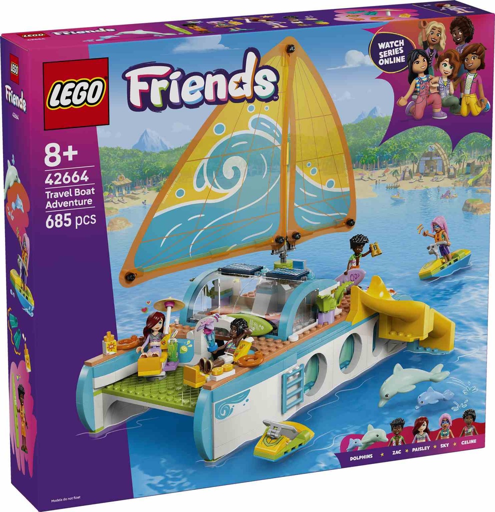 LEGO Friends | Aventura en el Barco de Viaje - 42664