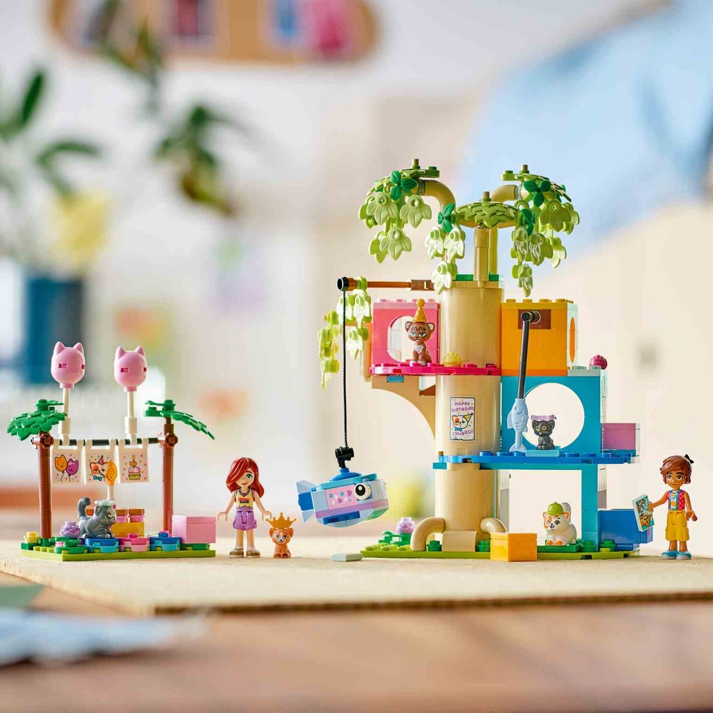 LEGO Friends | Fiesta de Cumpleaños y Casa del Árbol Felina - 42666