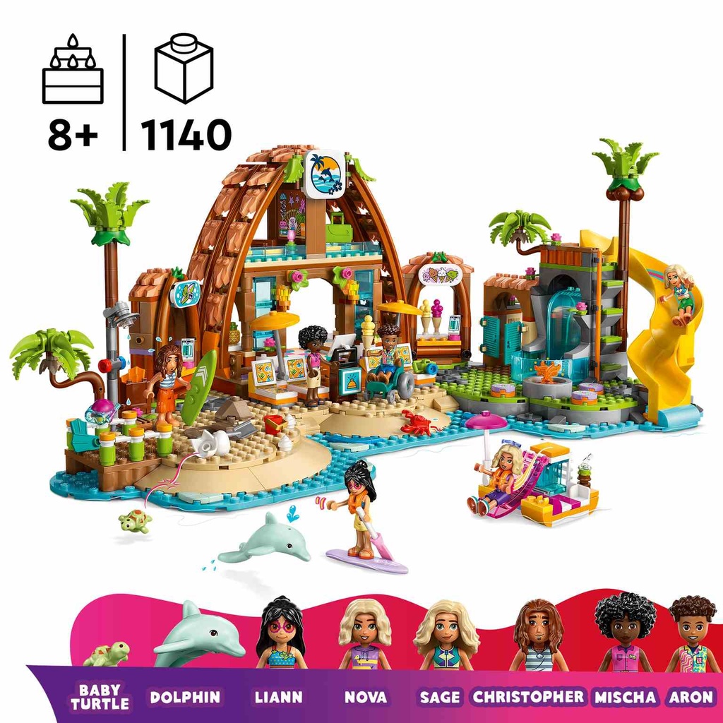 LEGO Friends | Hotel de Vacaciones Familiares en la Playa - 42673