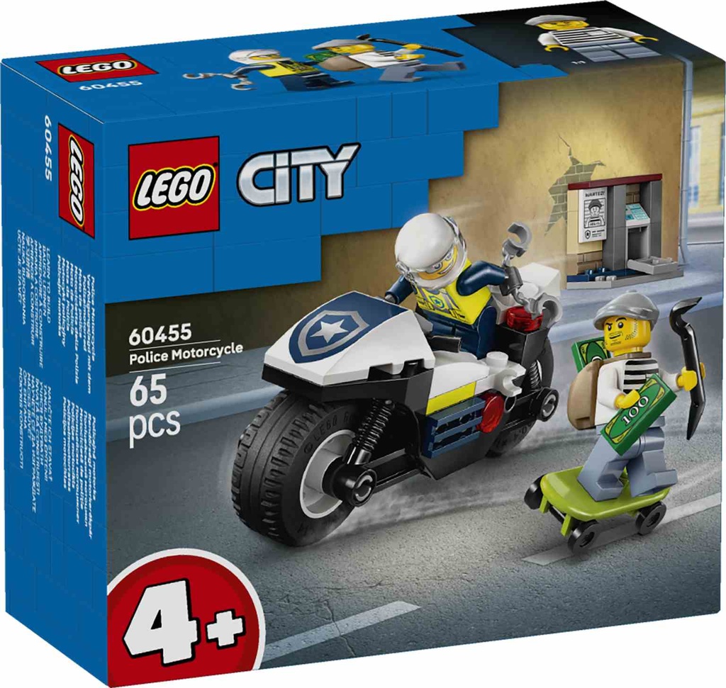 LEGO CITY | Persecución en Moto de Policía - 60455