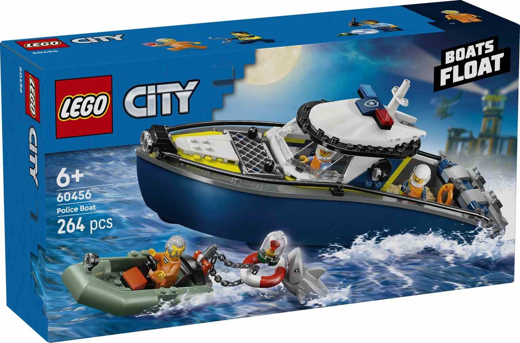 LEGO CITY | Persecución en Barco de Policía - 60456