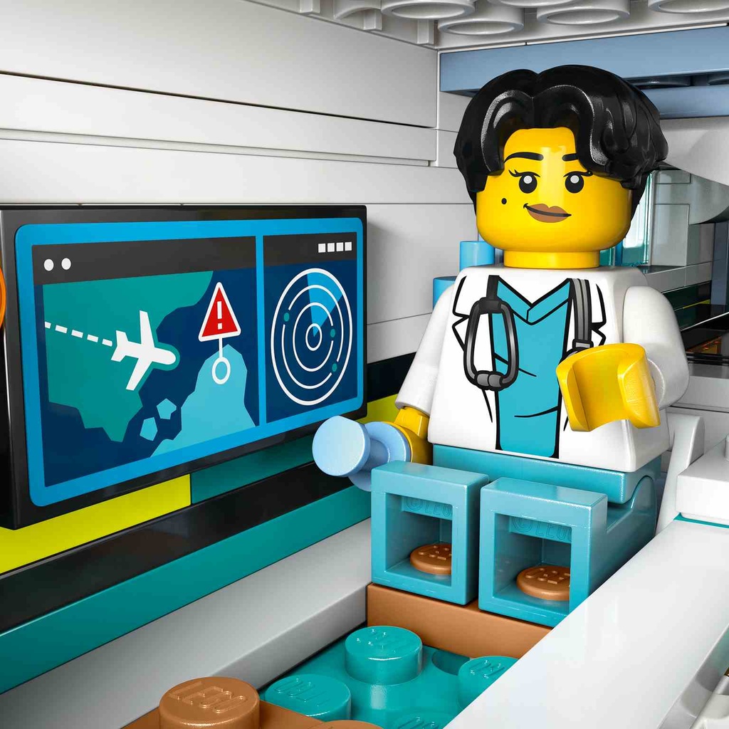 LEGO CITY | Ambulancia Aérea de Emergencia - 60465