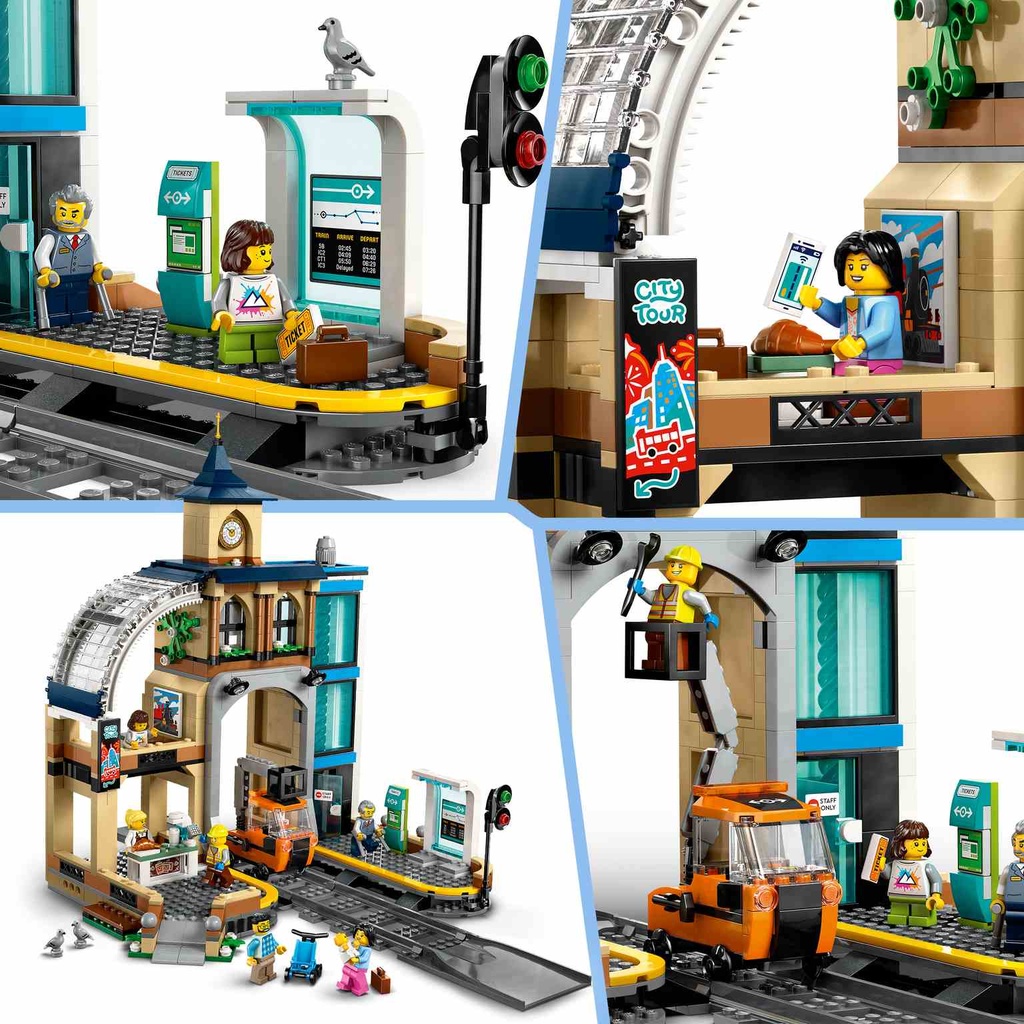 LEGO CITY | Estación Central de Ferrocarril - 60469