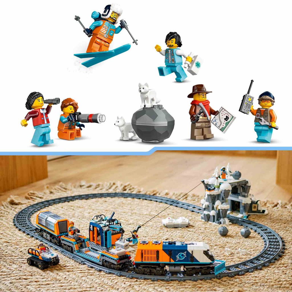 LEGO CITY | Tren Expreso Polar Ártico de los Exploradores - 60470