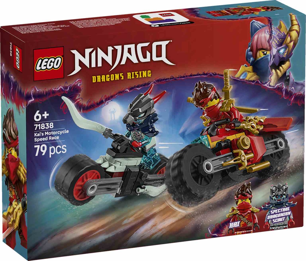 LEGO Ninjago | Carrera Relámpago en Moto de Kai - 71838