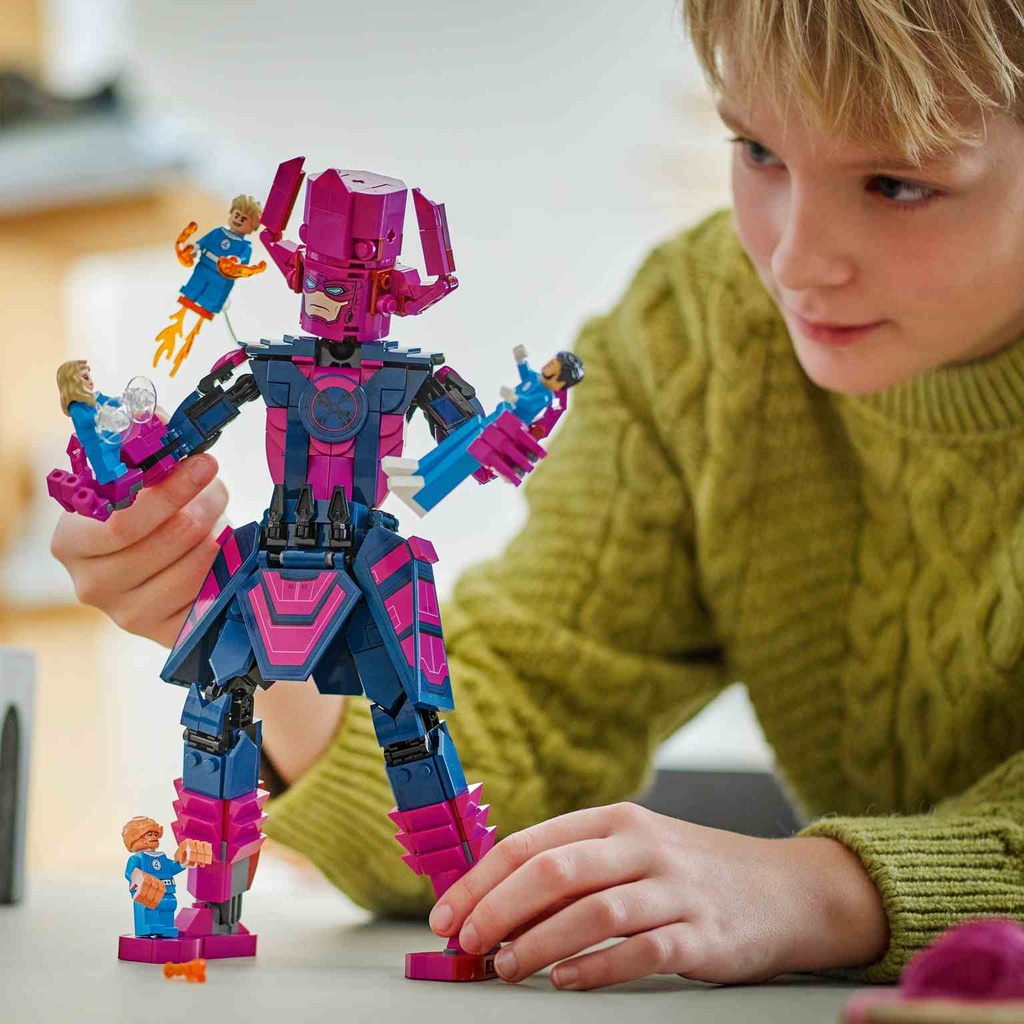 LEGO MARVEL | Cuatro Fantásticos vs. Figura para Construir de Galactus- 76316