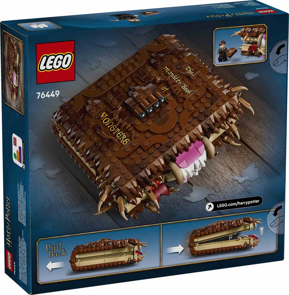 LEGO Harry Potter | Monstruoso Libro de los Monstruos Mordedor  - 76449
