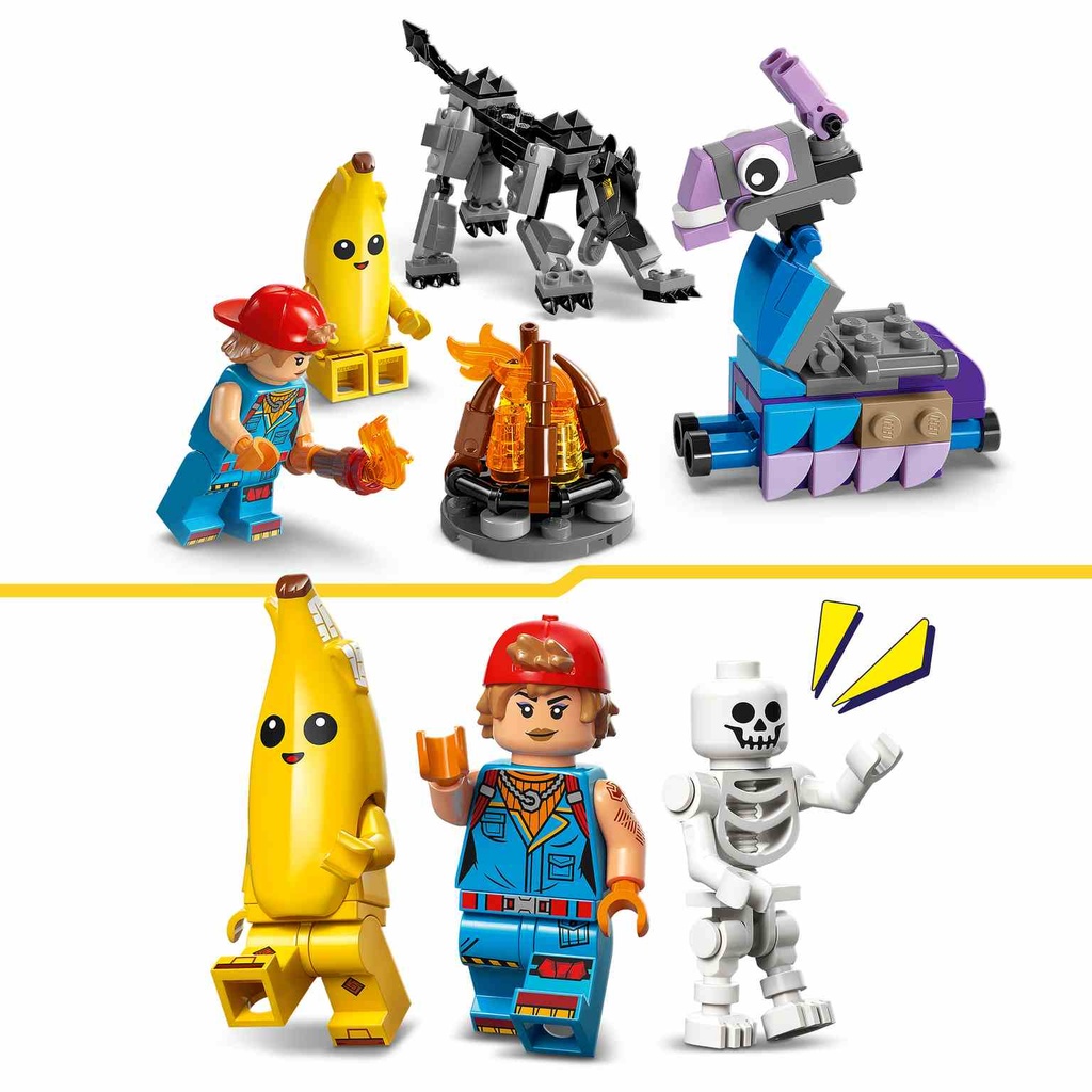 LEGO FORTNITE | Campamento de Banano y Bujía - 77075