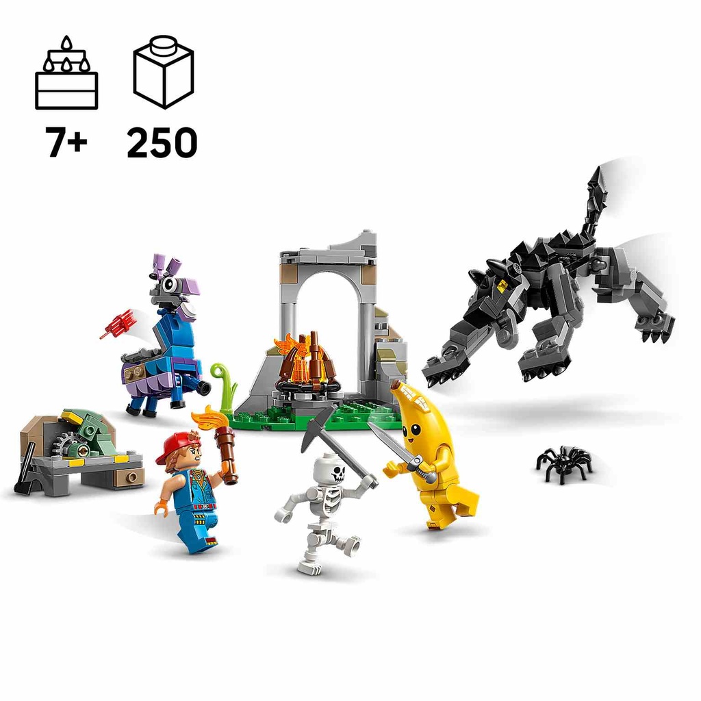 LEGO FORTNITE | Campamento de Banano y Bujía - 77075