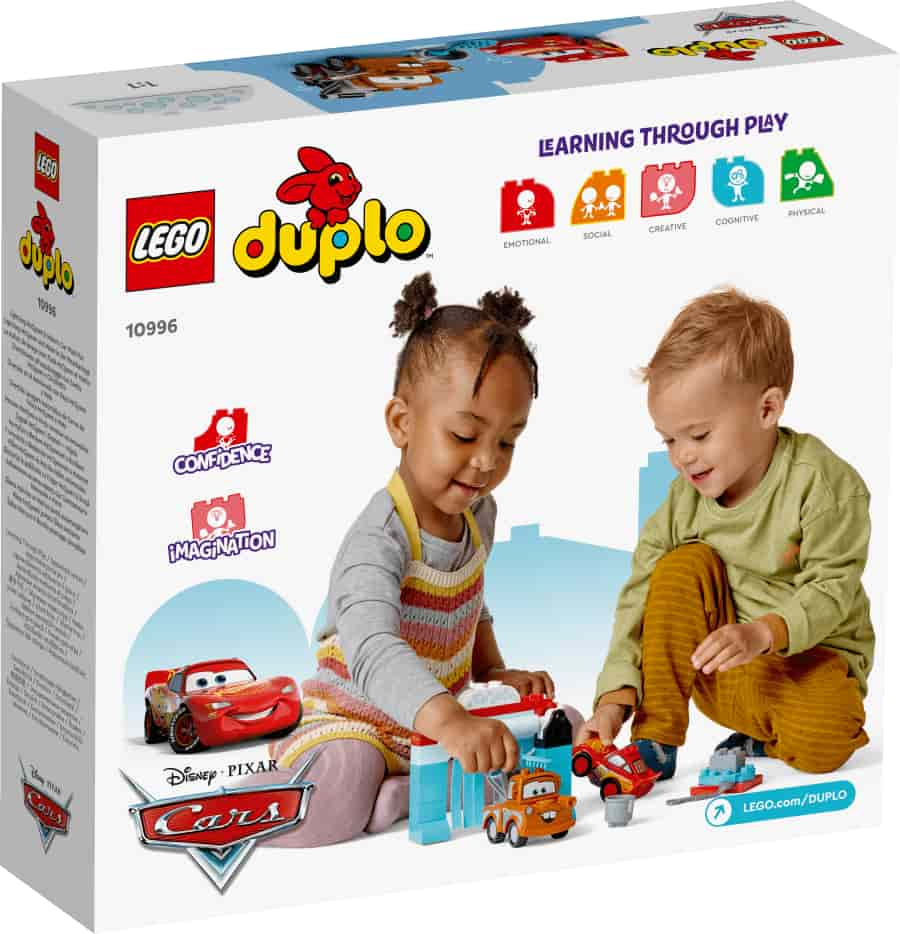 Lego DUPLO Diversión en el Autolavado con Rayo McQueen y Mate 10996