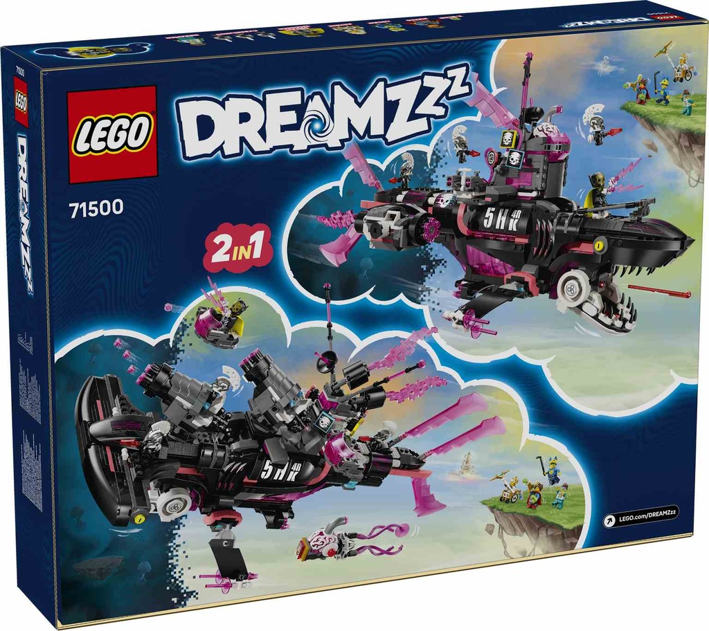 LEGO DREAMZzz | Submarino-Tiburón de las Pesadillas - 71500