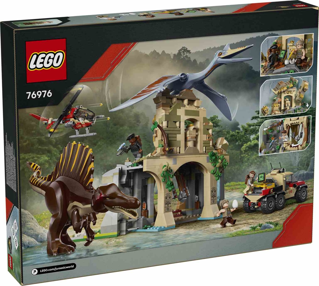 LEGO Jurassic World | Misión Aérea: Spinosaurus y Quetzalcoatlus - 76976