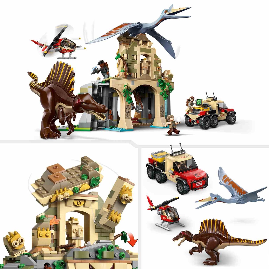 LEGO Jurassic World | Misión Aérea: Spinosaurus y Quetzalcoatlus - 76976