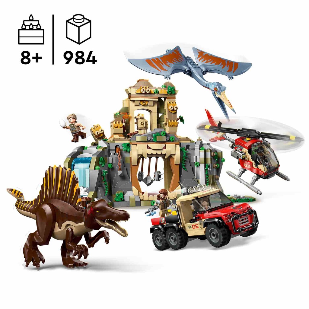 LEGO Jurassic World | Misión Aérea: Spinosaurus y Quetzalcoatlus - 76976