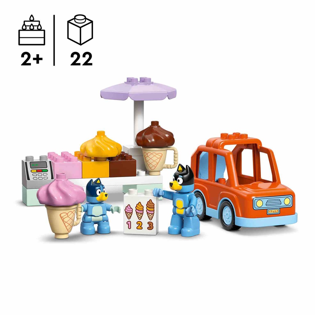 LEGO DUPLO | Excursión a la Heladería con Bluey - 10458
