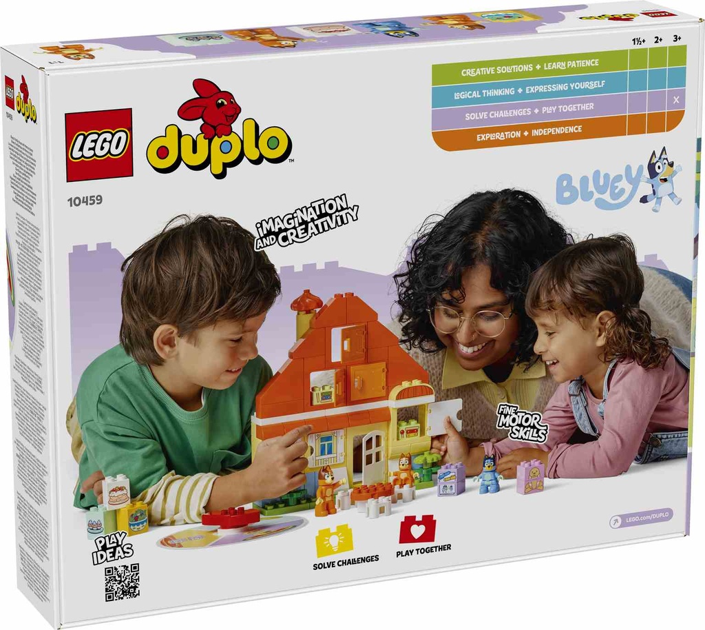 LEGO DUPLO | Casa Familiar de Bluey con Juego de Memoria - 10459