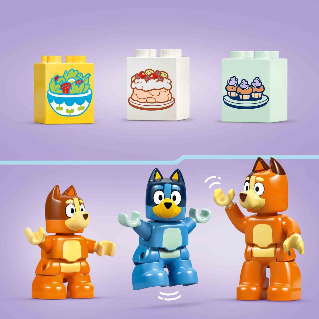 LEGO DUPLO | Casa Familiar de Bluey con Juego de Memoria - 10459