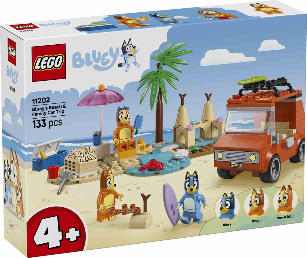LEGO BLUEY | Excursión Familiar a la Playa de Bluey  - 11202