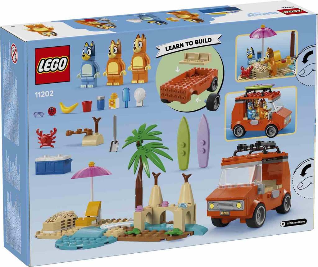 LEGO BLUEY | Excursión Familiar a la Playa de Bluey  - 11202