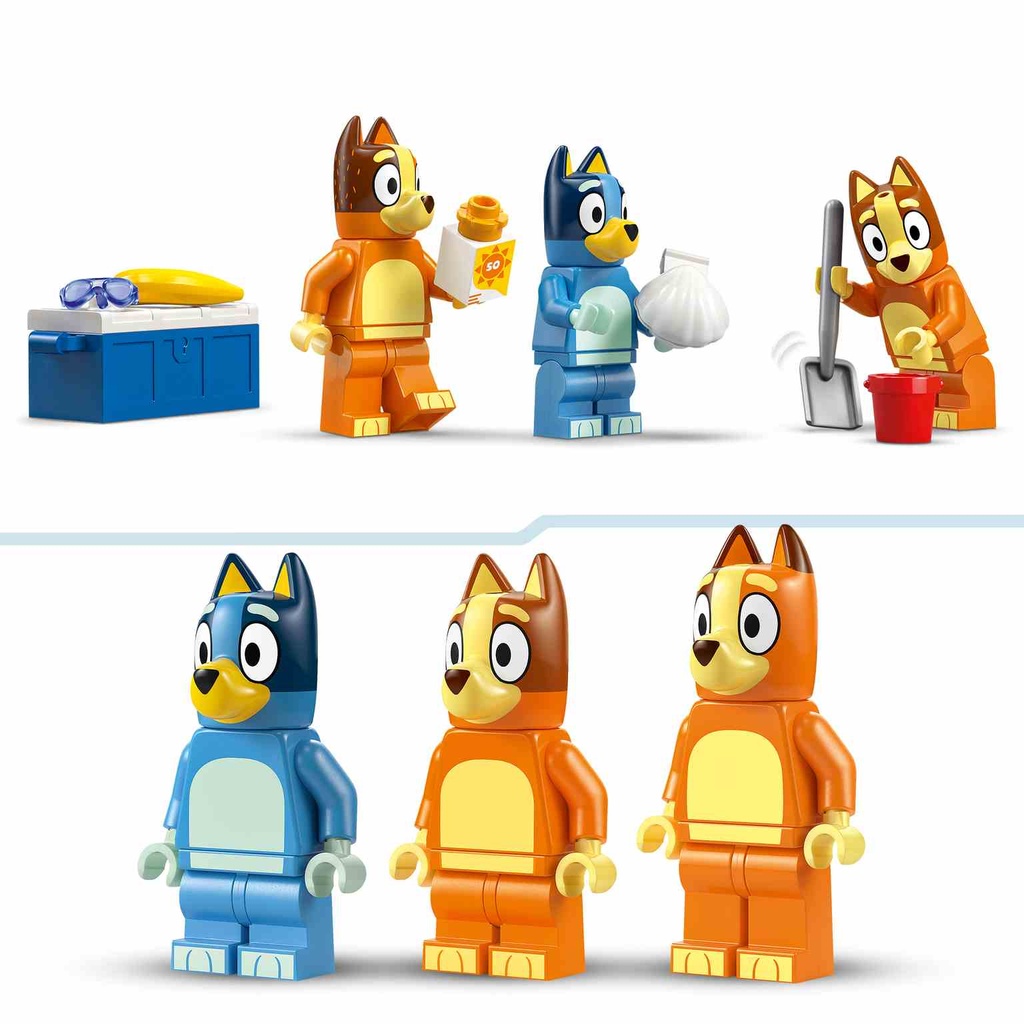 LEGO BLUEY | Excursión Familiar a la Playa de Bluey  - 11202