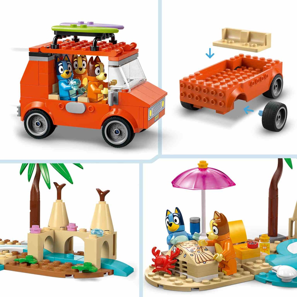 LEGO BLUEY | Excursión Familiar a la Playa de Bluey  - 11202
