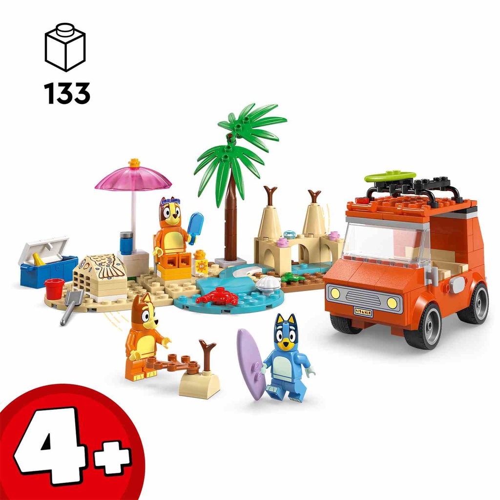 LEGO BLUEY | Excursión Familiar a la Playa de Bluey  - 11202